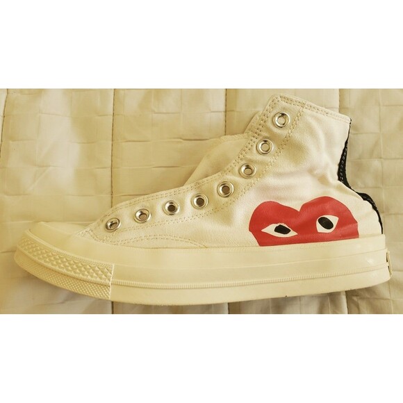 Converse Chuck Taylor All Star 70 High Comme des Garcons Play White 150205C men' - Picture 6 of 11